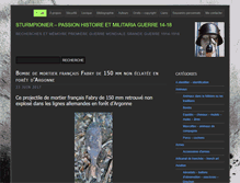 Tablet Screenshot of militaria-14-18.fr